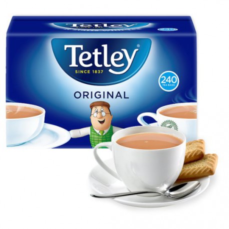 Чай в пакетиках Тетли Carrefour, 80 шт \ уп 