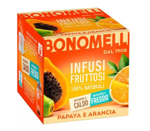 Напиток из папайи и апельсина  в саше Бономелли Carrefour, 24 шт \ уп 