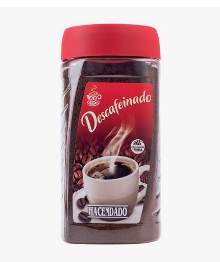 купить Кофе растворимый без кофеина descafeinado Hacendado, 200 г 