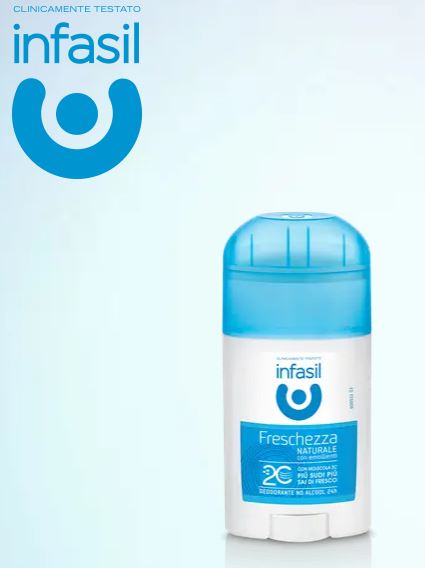 купить Дезодорант Infasil естественная свежесть Natural Freshness с молекулой 2C, бетациклодекстрином, 50 мл 