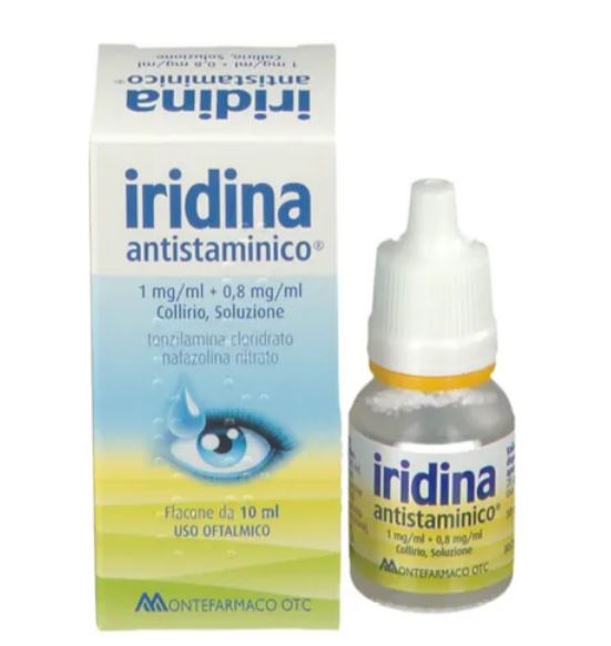 купить Капли для глаз от аллергии  Iridina antistamico антигистаминные, 10 мл 