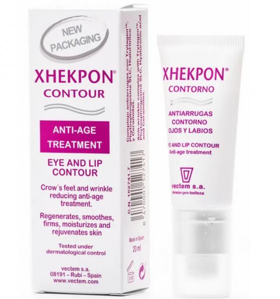 купить Мощный антивозрастной крем для ухода за кожей вокруг глаз и губ Xhekpon Eye and Lip Contou, 20 мл
