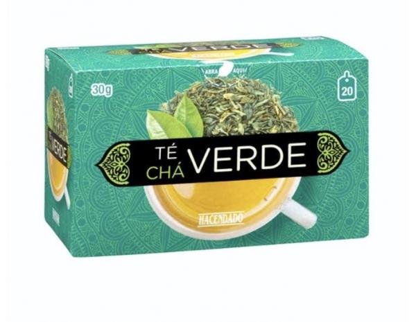 Чай зеленый Hacendado , 20 пак