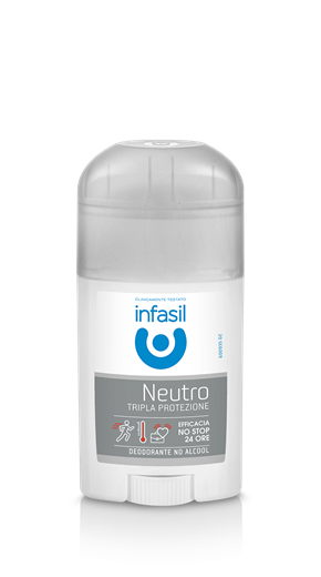Дезодорант - антиперспирант стик нейтральный с тройной защитой  Neutro Tripla Protezione INFASIL, 50 мл 