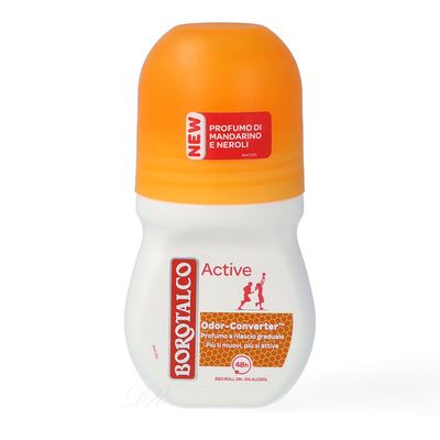 Дезодорант Borotalco Active технология Odor-Converter ™ аромат мандарина и нероли. НОВИНКА!