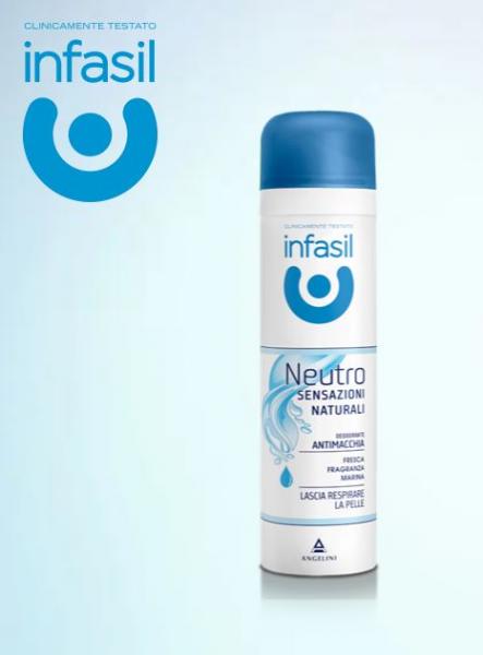 купить Дезодорант Infasil Neutro Natural Sensations Marine с морским ароматом, 150 мл 