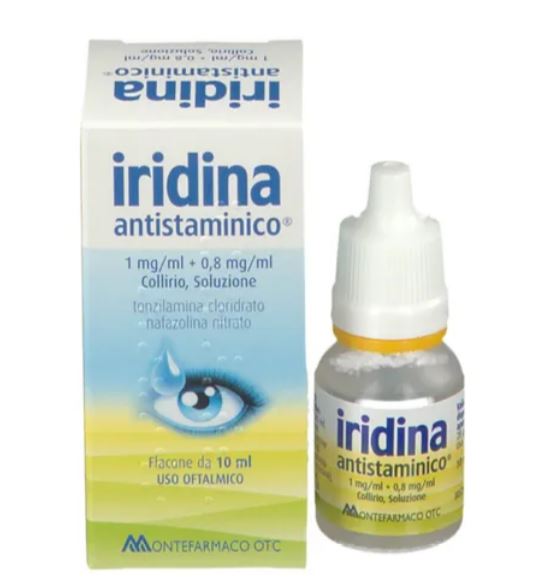 Капли для глаз от аллергии  Iridina antistamico антигистаминные, 10 мл 