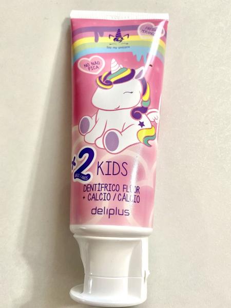 купить Детская зубная  паста Deliplus My Unicorn со вкусом клубники 2+ лет, 75 мл