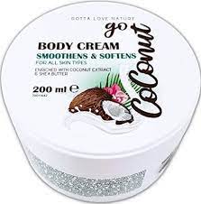 Крем для тела увлажняющий gotta love nature go coconut body cream, 200 мл