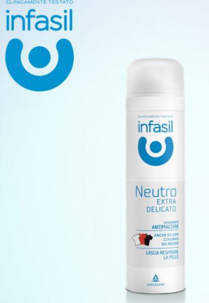 Дезодорант спрей INFASIL Neutro Extra Delicato Spray
