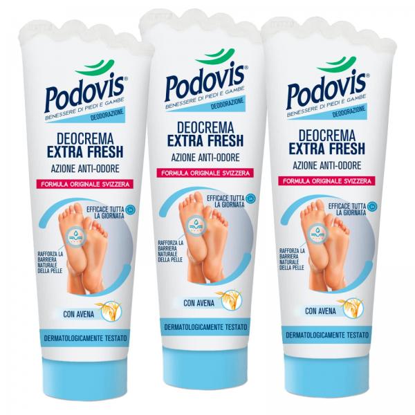 Крем - антиперспирант для ног PODOVIS  DEOCREMA EXTRA FRESH ,100 мл 