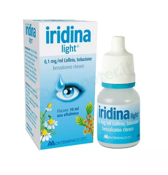 купить Глазные антибактериальные  капли Iridina Light Италия, 10 мл