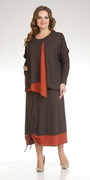 Комплект платье + накидка MILANA MODA 445